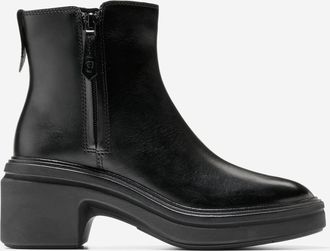 Cole Haan Womens &Oslash;riginal Grand Heel Zip Boots - Black Size 10.5