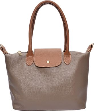 Anna Luchini Beige Rundleer Tas