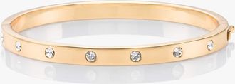 Kate Spade New York Set in Stone Hinged Gold Bangle