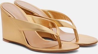 Gianvito Rossi Sandalias con cu&ntilde;a de piel