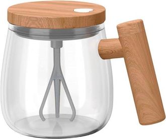 OEM Taza De Caf&eacute; Autom&aacute;tica De 400 Ml - Taza El&eacute;ctrica Con Tapa, Port&aacute;til (arce)