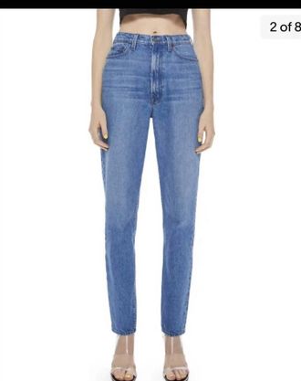 Mother Womens High Waisted Twizzy Skimp Jean