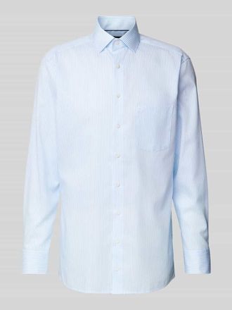 Olymp Regular Fit Businesshemd mit Kentkragen in Hellblau, Größe 40