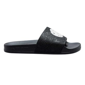 Pretty Green Okala platte slippers voor heren (Zwart, Wit)