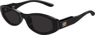 Balenciaga BB0509S 001 Womens Sunglasses Black Size 53