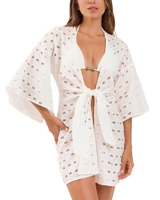 Vix Eyelet Perola Short Cover Up