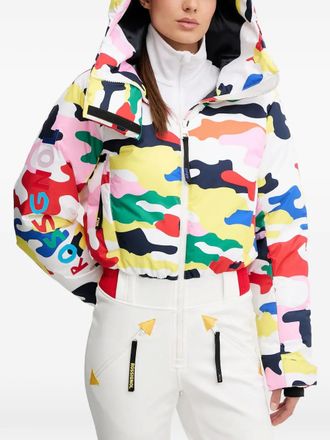 Rossignol x JCC Sublim skikleding met camouflageprint en capuchon - Wit