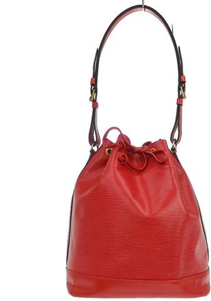 Louis Vuitton Noe Epi Leather Red Leather Handbag (Pre-Owned)