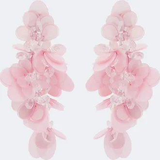 Oscar De La Renta Embellished drop earrings