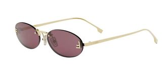 Fendi FE4075US 30Y Womens Sunglasses Gold Size 54