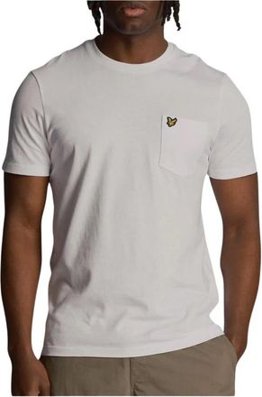 Lyle & Scott Pocket T-Shirt - Heren - T-shirts - Wit - 2XL - Katoen - Tops