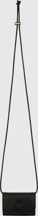 Vivienne Westwood Portacarte di credito Vivienne Westwood in pelle con tracolla