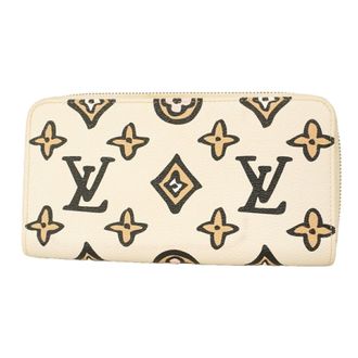 Louis Vuitton Cream Long Wallet (Bi-Fold) (Pre-Owned)