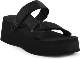 Seychelles Skip To Me Platform Sandal in Black at Nordstrom, Size 6
