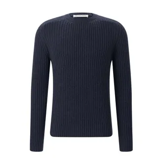 Iris Von Arnim Round-neck Knitwear - male - Iris Von Arnim - Round-neck Knitwear - Blue - 2XL - Knitwear