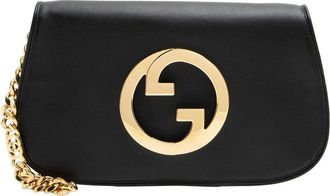 Gucci Black Leather Blondie Small Shoulder Bag (Authentic Pre-Loved)