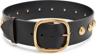 Chlo&eacute; The Chlo&eacute; Midnight Stud-embellished Leather Belt - Black - M