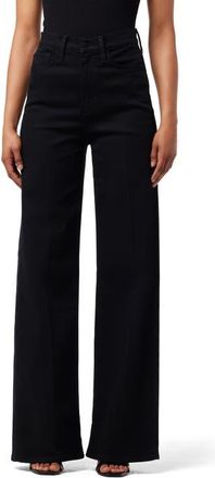 Joe's The Mia High Waist Wide Leg Jeans in Black at Nordstrom, Size 23