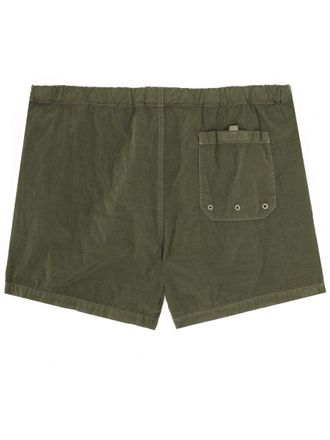 Stone Island Logo-Patch Polyamide Swim Shorts - Green