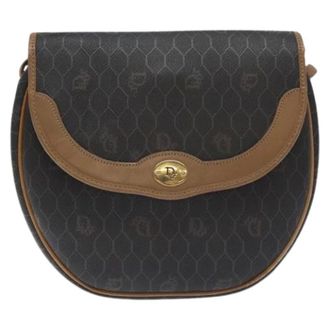 Dior Pre-owned Vintage Schoudertas - Dames - Pre-owned - Bruin - Maat: ONE Size Leer