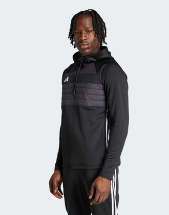 adidas adidas Football - Tiro 25 Essentials - Top sportivo invernale nero/bianco