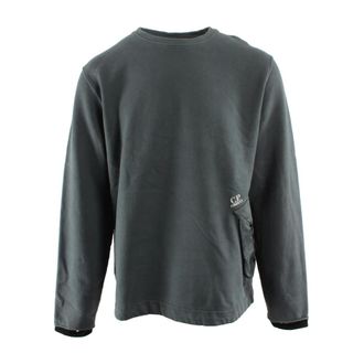 C.P. Company Long Sleeve Tops, male, Blue, Size: XL Sweater