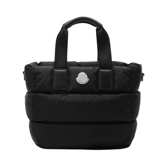 Moncler Mini Caradoc Tote - Dames - Shoppers - Zwart - ONE Size - Katoen - Tassen
