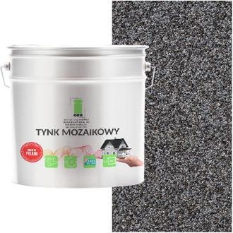 OEM Revoque De Mosaico De Resina Gris Grafito Oscuro, Clase 1, Resistente A Las Heladas, 7 Kg