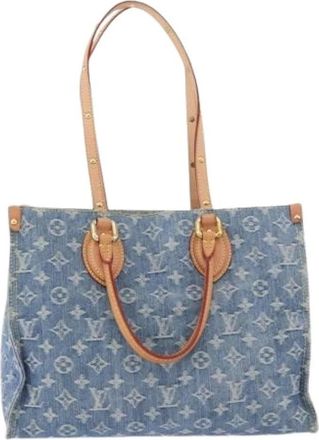Louis Vuitton Pre-owned Vintage Tote Bag - Dames - Vintage Shopper - Blauw - ONE Size - Vintage