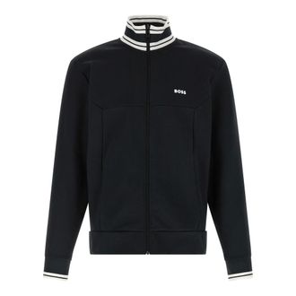 HUGO BOSS FZ Zone Sweatshirt - male - Hugo - Zip-throughs - Black - S - Sweatshirts & Hoodies