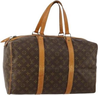 Louis Vuitton Pre-owned Vintage Boston Tas - Dames - Vintage Weekendtas - Bruin - ONE Size - Leer - Vintage