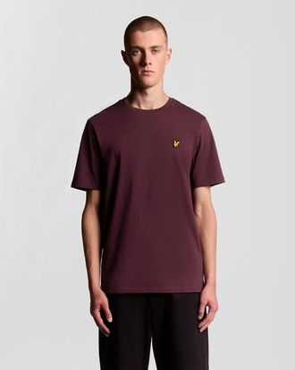 Lyle & Scott Crew Neck Short Sleeve T-Shirt in Burgundy at Nordstrom, Size Xx-Large