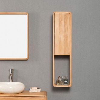 Wanda Collection Wanda Collection - Columna Suspendida De Cuarto De Ba&ntilde;o De Teca Milo