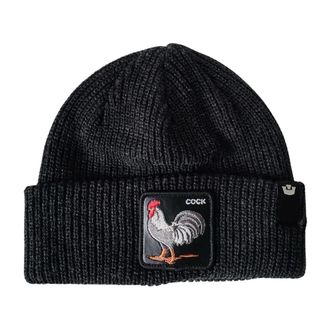 Goorin Brothers The Classic Rooster Beanie - Dames - Hoeden - Zwart - ONE Size - Accessoires