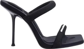 Alexander Wang Julie 105 Tubular Slide Sandals, Brand Size 38 ( US Size 8 )