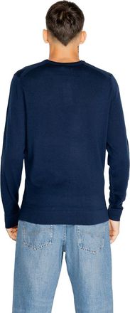 Calvin Klein Recycled Wool Crew Neck Sweater - Blue