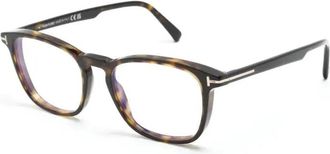 Tom Ford Eyewear FT5960B Tortoiseshell Acetate Eyeglasses - Brown