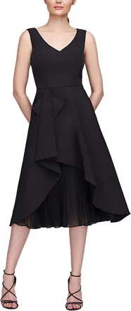 Kay Unger Begonia Midi Dress