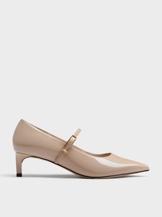 Charles & Keith Luciana Patent Mary Jane Pumps
