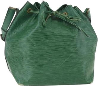 Louis Vuitton Pre-owned Vintage Bucket Bag - Dames - Vintage Tas - Groen - ONE Size - Leer - Vintage
