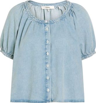 Frame Denim The Resort Denim Shirt - Light Blue - S (UK8-10 / S)