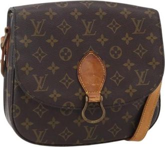 Louis Vuitton Pre-owned Cross Body Bags, female, Brown, Size: ONE SIZE Pre-owned Canvas Cross Body Bag