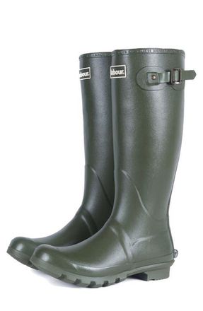 Barbour Bede Rain Boot in Olive at Nordstrom, Size 13