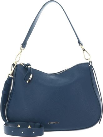 Coccinelle Leather shoulder bag cross body bag Nory Shoulderbag Deep Blue