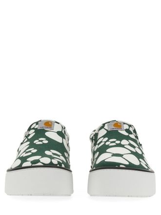 Marni Slip-On Cotton Sneaker - Green