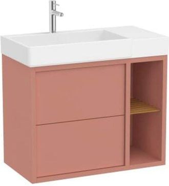 Roca Conjunto Mble.asim.unik Tura 800x430mm Dos Cjn.estan.lat.lav.bl Izq.terrac.clr..-roca: Dise&ntilde;o, Innovaci&oacute;n Y Calidad