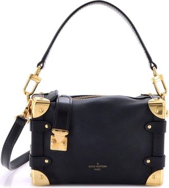 Louis Vuitton Black Taurillon Side Trunk PM (Authentic Pre-Loved)