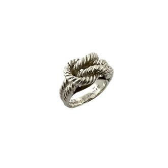 Herm&egrave;s Silver Silver 925 Band Ring (Pre-Owned)
