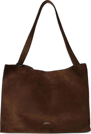 STUDIO NICHOLSON Borsa in pelle scamosciata - Marrone