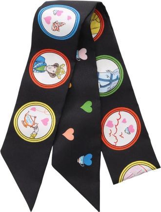 Hermès Foulard Tea Time in seta 2021 - Nero